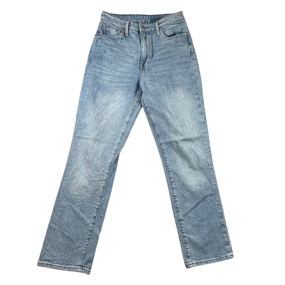 H&M &Denim Vintage Mom Jean Ultra High Waist Ankle Blue Light Wash Womens Size 4